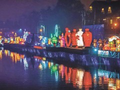 南投灯会 LED光舟浪漫满点