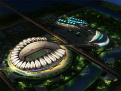 安庆体育中心-体育照明工程