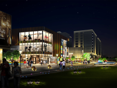 临沂鲁商中心-景观照明工程