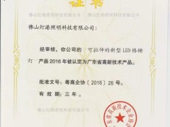 【喜讯】灯港又获认定2枚高新技术产品!