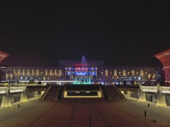 济南西站东广场亮化工程-户外亮化