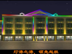 浙江户外大功率七彩酒店桥梁户外防水led线条灯led洗墙灯led投光灯led路灯夜景效果-灯港照明